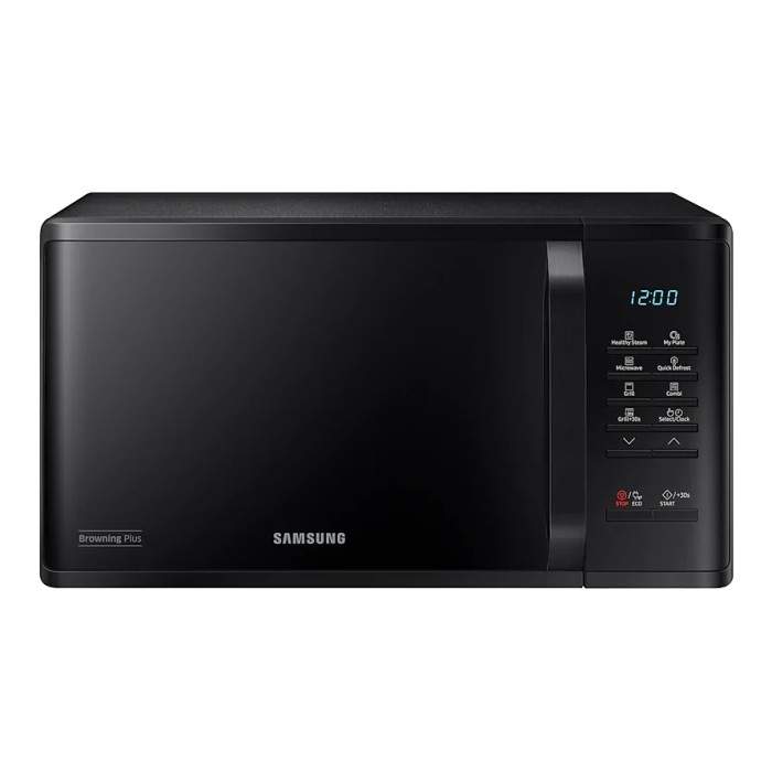 Four à micro-ondes Samsung MS23K3515AS/EN solo Noir 28cm 23L