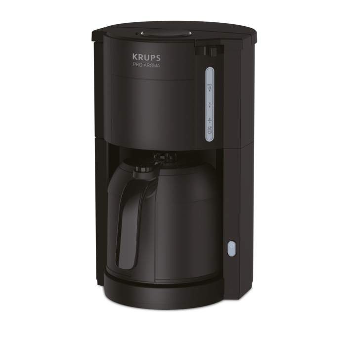 Krups F1830110 Cafetière Aroma Blanc/Noir - 5 à 7 Tasses, Maintien Au Chaud, Compacte
