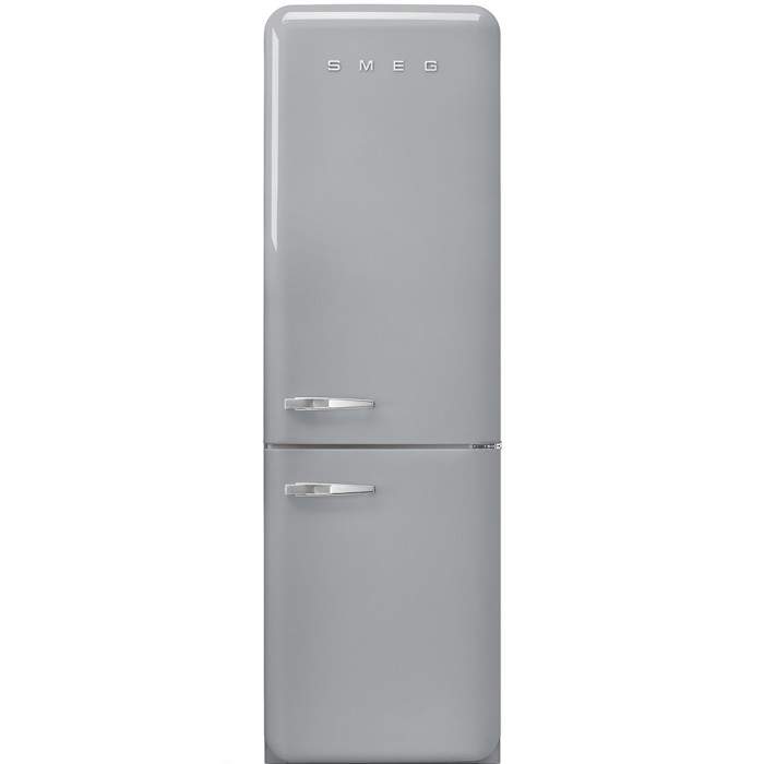 Réfrigérateur Combiné Smeg Années'50 FAB32RSV5 Gris Métallique