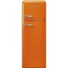 Réfrigérateur Combiné Smeg Années'50 FAB30ROR5 Orange