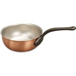 Sauteuse bombée en cuivre...