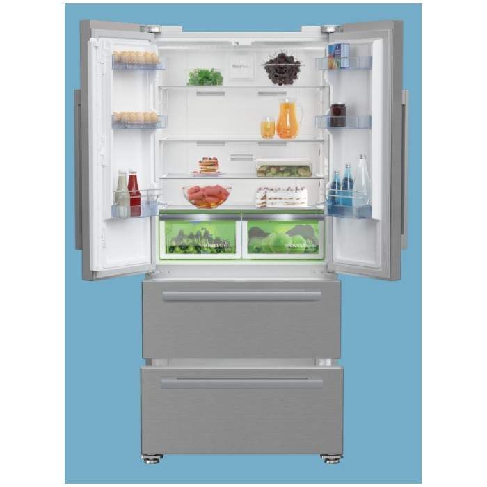 Réfrigérateur américain Beko GNE60531XN No Frost inox