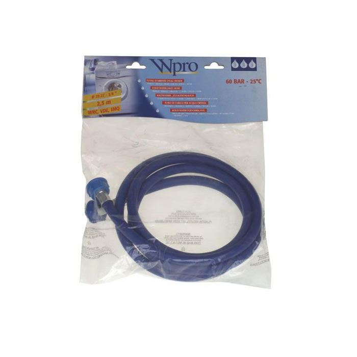 Tuyau D'arrivée D'eau Froide Pour Lave-linge - Longueur 1,5m, Marque WPRO, Neuf