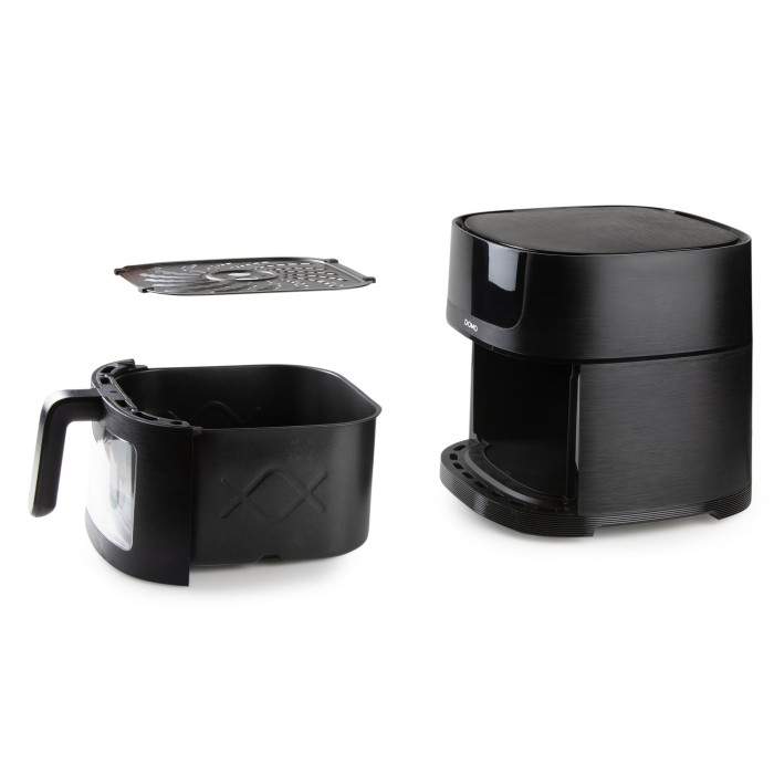 DOMO DO543FR Deli-fryer avec fenêtre de visualisation - 8 L - 1800 W - noir