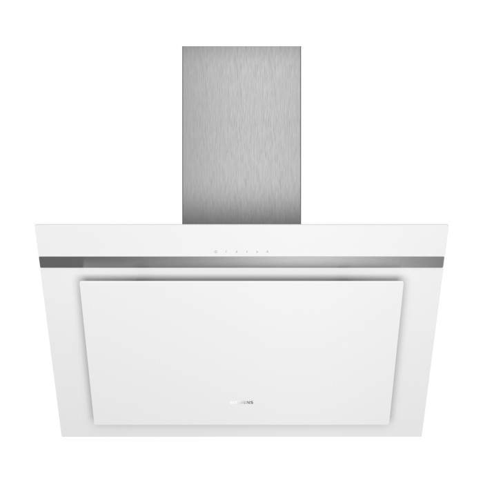 Hotte Siemens décorative murale headFree LC87KHM20 verre blanc