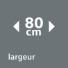 Hotte Siemens décorative murale headFree LC87KHM20 verre blanc
