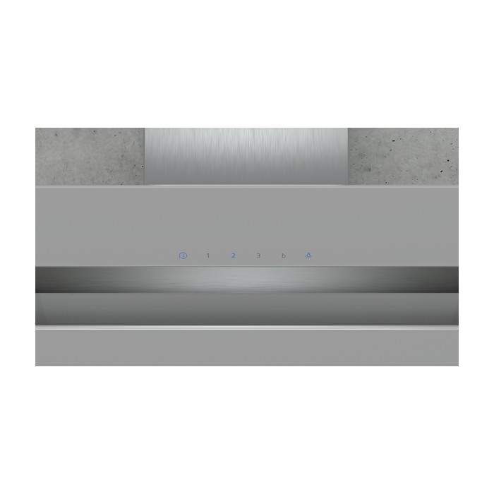 Hotte Siemens décorative murale headFree LC87KHM10 verre silver