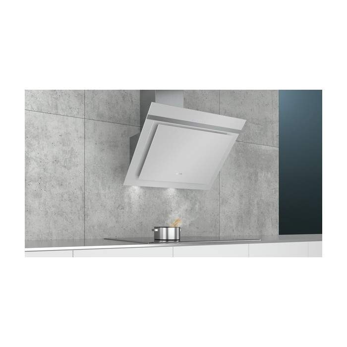Hotte Siemens décorative murale headFree LC87KHM10 verre silver