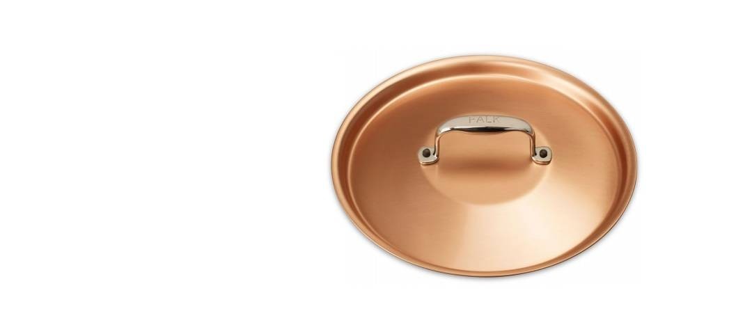 Couvercles de casseroles en cuivre