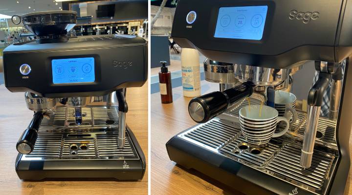Machine à café manuelle et automatique Sage Oracle touch