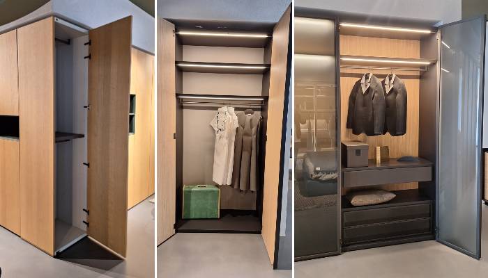 Nouvelles portes battantes pour placards sur mesure
