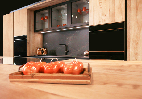 Cuisine moderne à l'italienne à la pointe du design