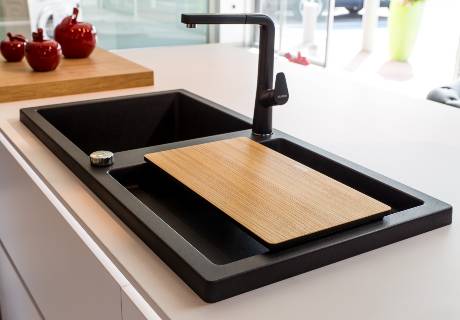 Evier de cuisine en silgranit