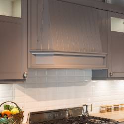Meubles hauts et caisson de hotte sur mesure