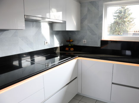Cuisine &eacute;quip&eacute;e r&eacute;alis&eacute;e par Defitec &agrave; Aiseau