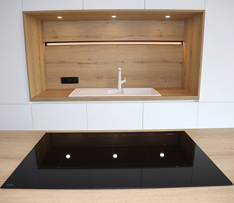 Cuisine équipée réalisée par Defitec dans la Province de Namur