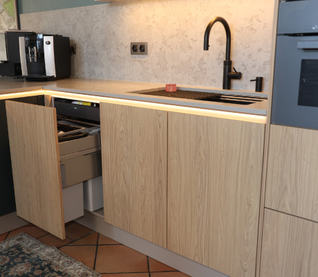 Cuisine &eacute;quip&eacute;e r&eacute;alis&eacute;e par Defitec dans la Province de Namur