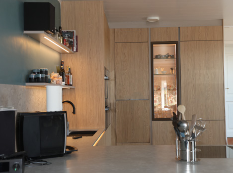 Cuisine &eacute;quip&eacute;e r&eacute;alis&eacute;e par Defitec dans la Province de Namur