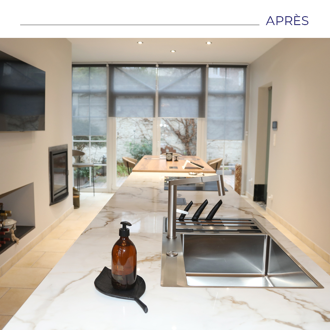 Cuisine équipée réalisée par Defitec dans la Province de Namur