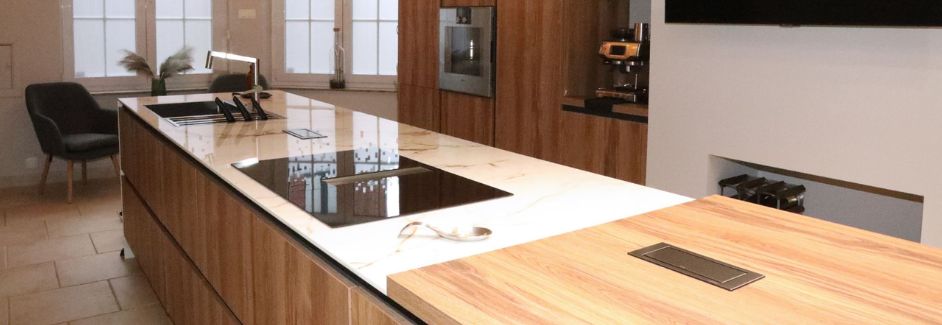 Cuisine équipée réalisée par Defitec dans la Province de Namur