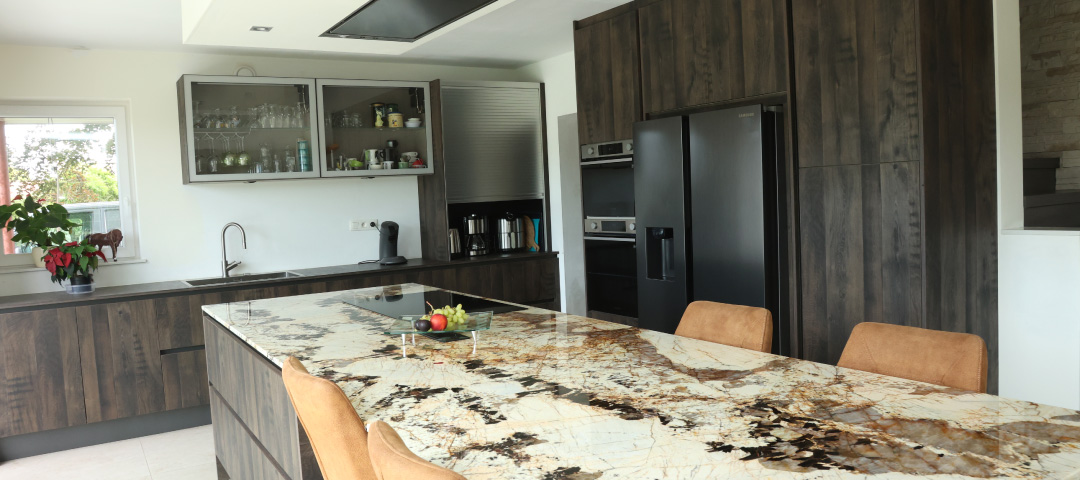 Cuisine &eacute;quip&eacute;e r&eacute;alis&eacute;e par Defitec dans la Province de Namur