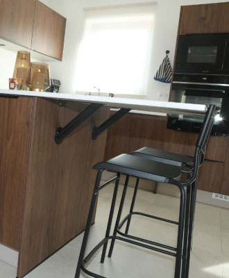 Cuisine &eacute;quip&eacute;e r&eacute;alis&eacute;e par Defitec dans la Province de Namur