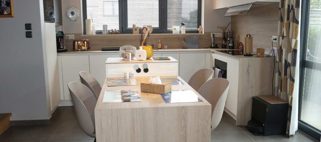 Cuisine &eacute;quip&eacute;e r&eacute;alis&eacute;e par Defitec dans la Province de Namur